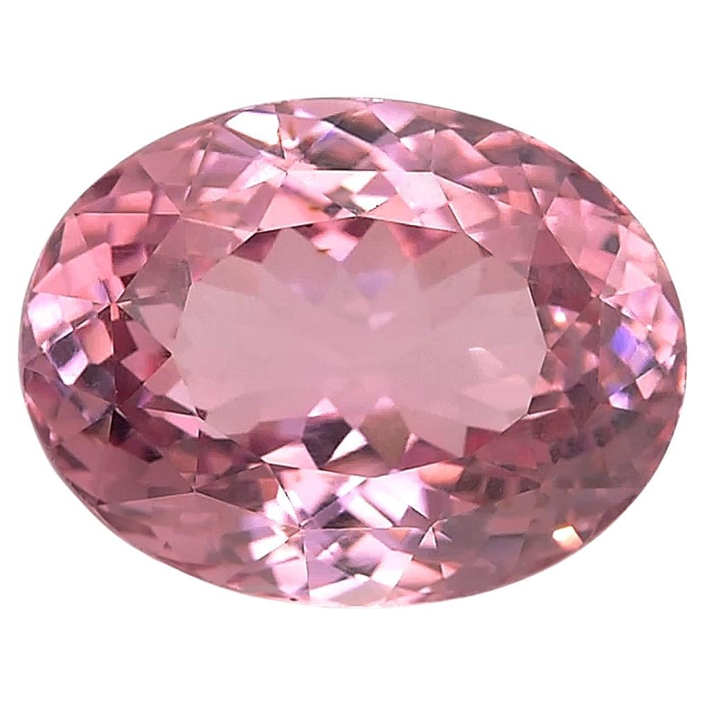 Natural Pink Spessartine Garnet Gemstone 8.33 carats with GIA Report