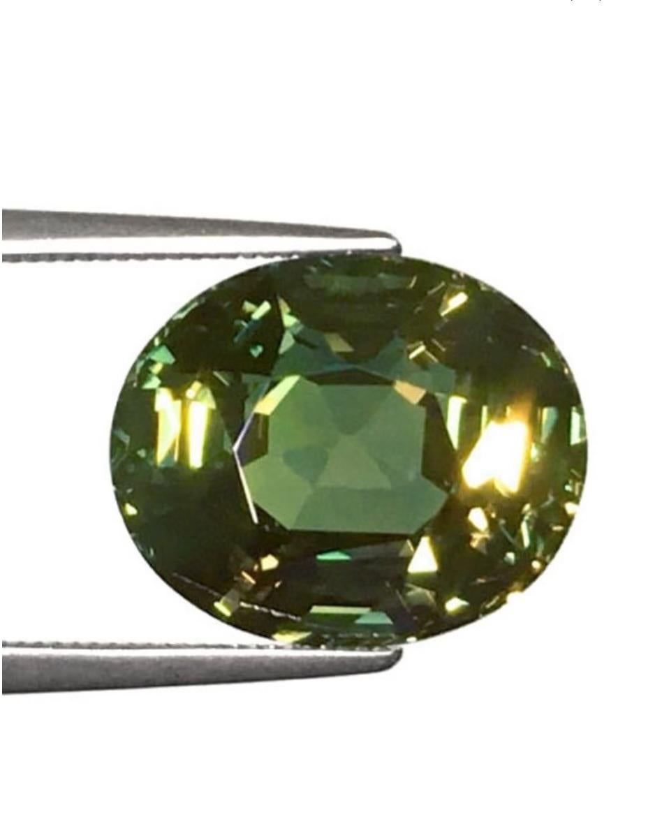 GIA Certified 8.41 Carat Natural Color Change Alexandrite 2