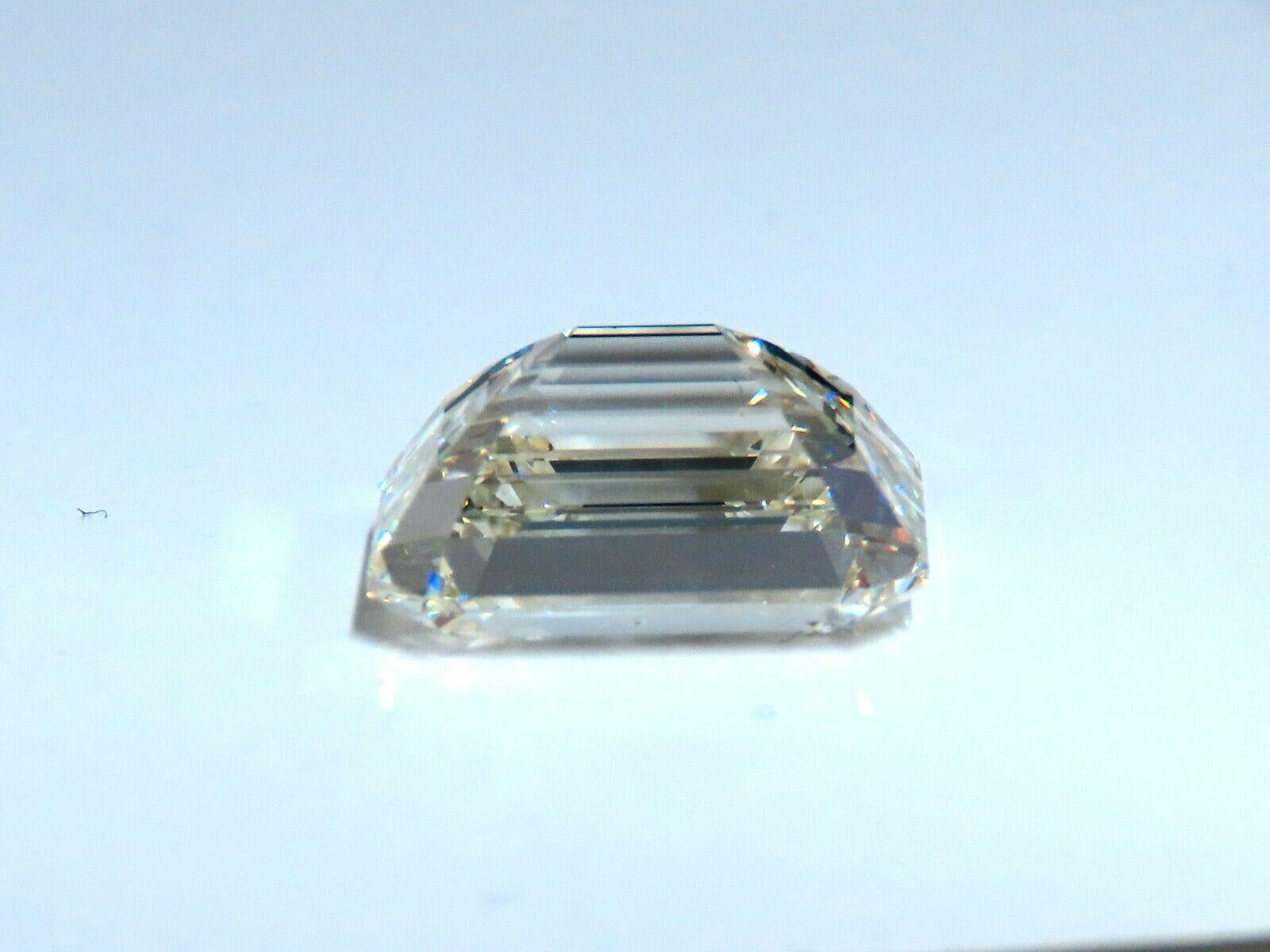 GIA zertifiziert 8::41ct natürlichen Smaragd Schliff Diamant Trapez Ring Platin Prime 1