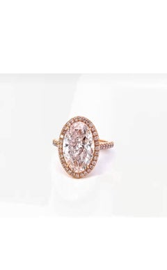 GIA Certified 8.50 Carat D/VVS1 Oval Shape Diamond 18K Gold Ring