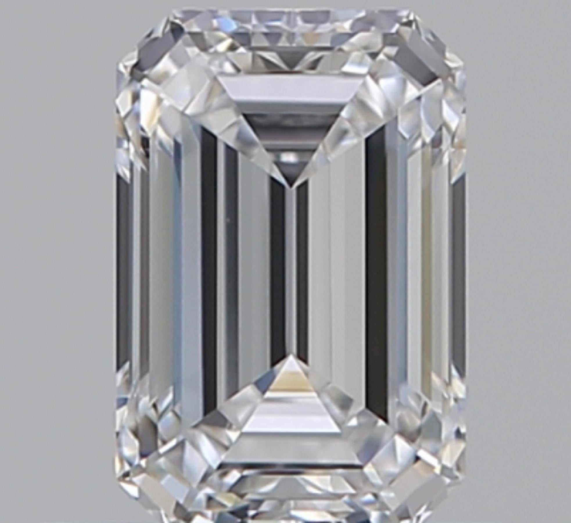 8 carat emerald cut diamond ring