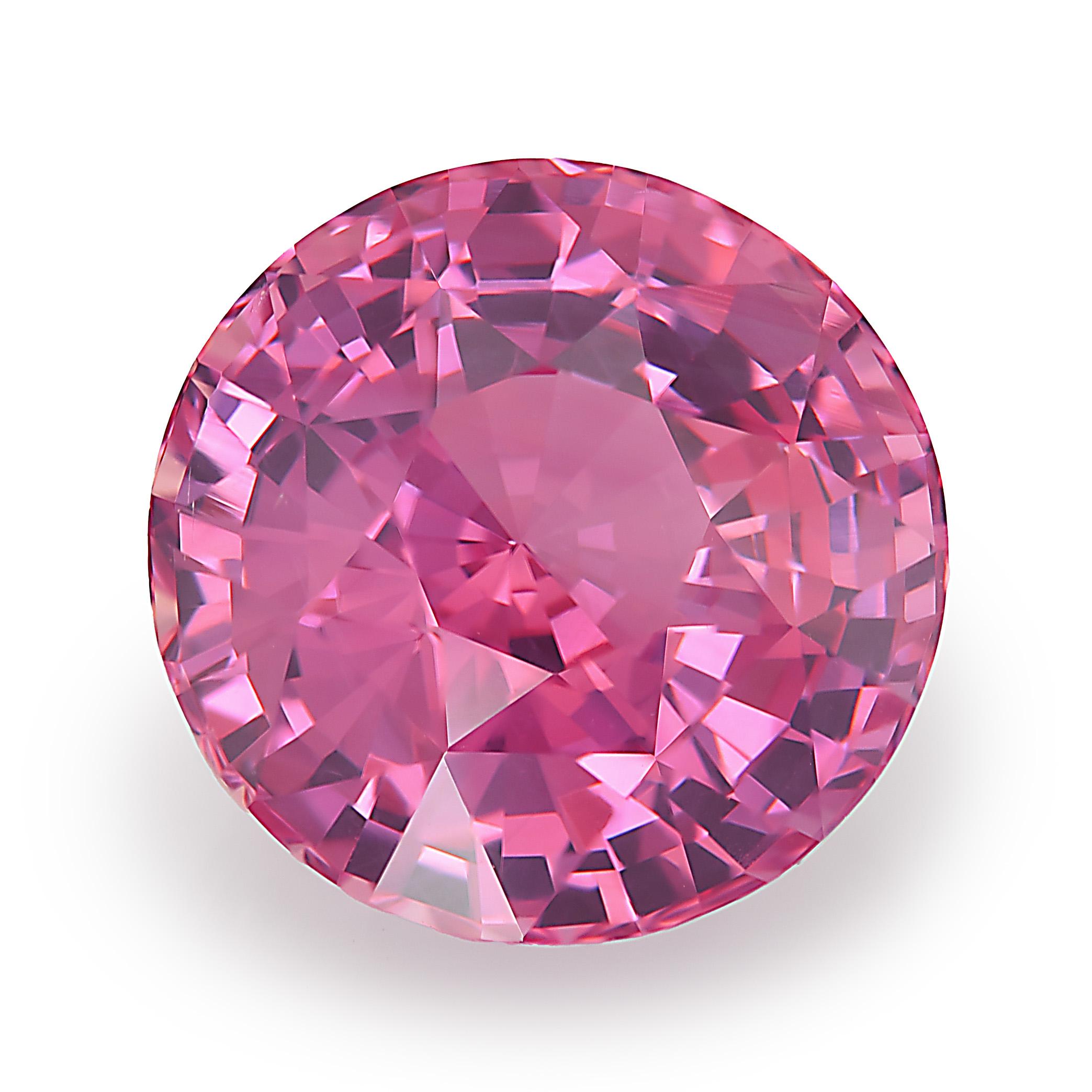 Women's or Men's GIA Certified 8.50 Carats Natural Pink Sapphire
