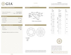 GIA Certified 8 Carat Round Cut Diamond E Color Solitaire Ring