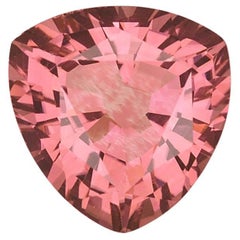 GIA Certified 8.55ct Triangular Shape Pink Tourmaline