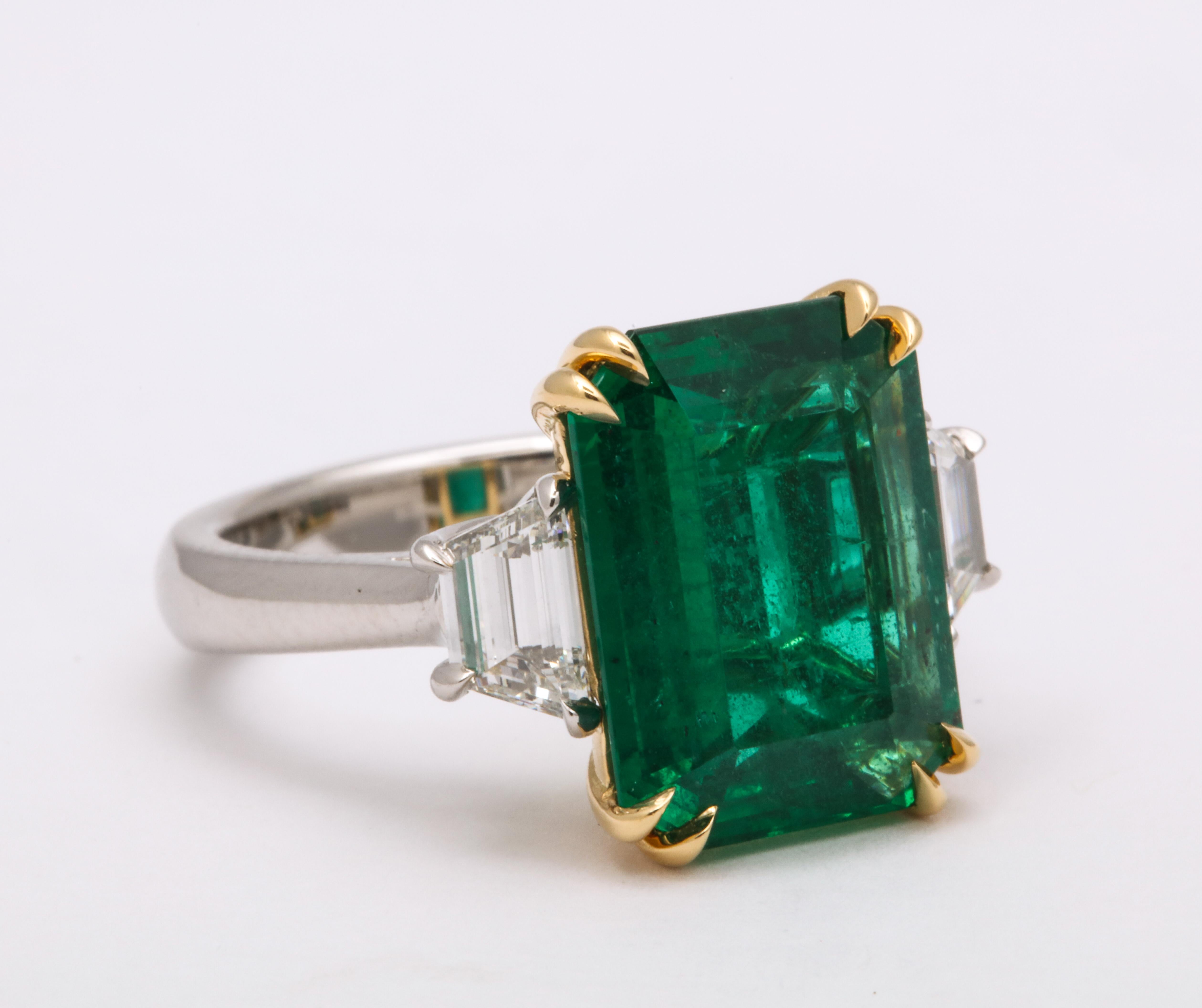 certified emerald ring