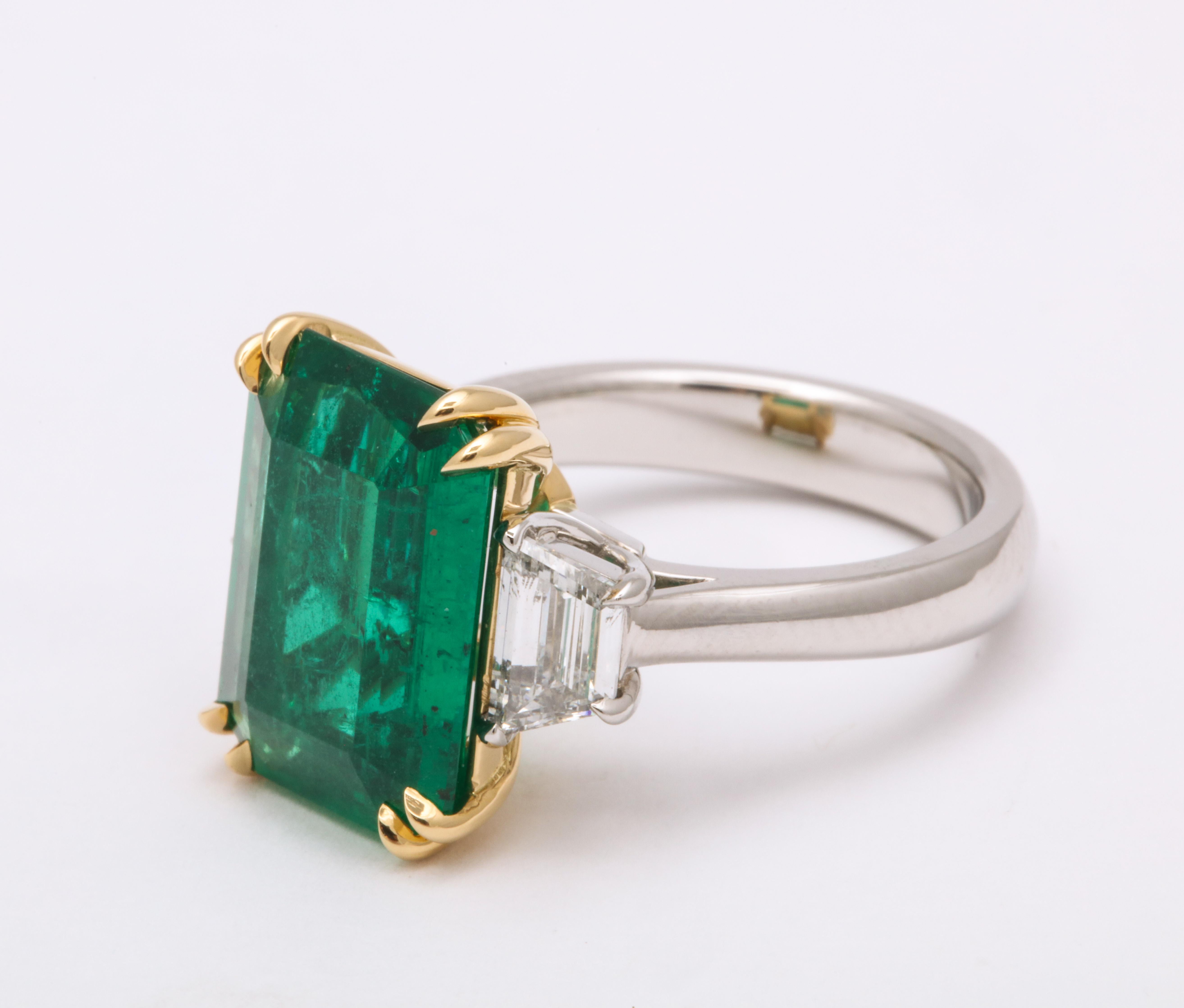 certified emerald ring