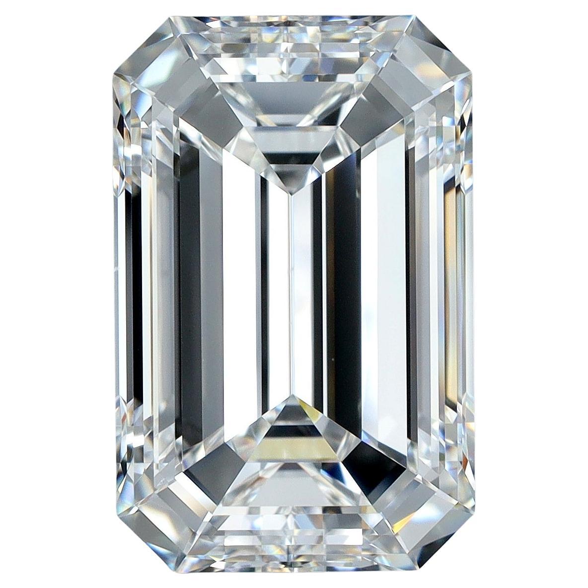 GIA Certified 8.88ct F VS2 Emerald Cut Diamond Loose or Set in Solitaire Ring