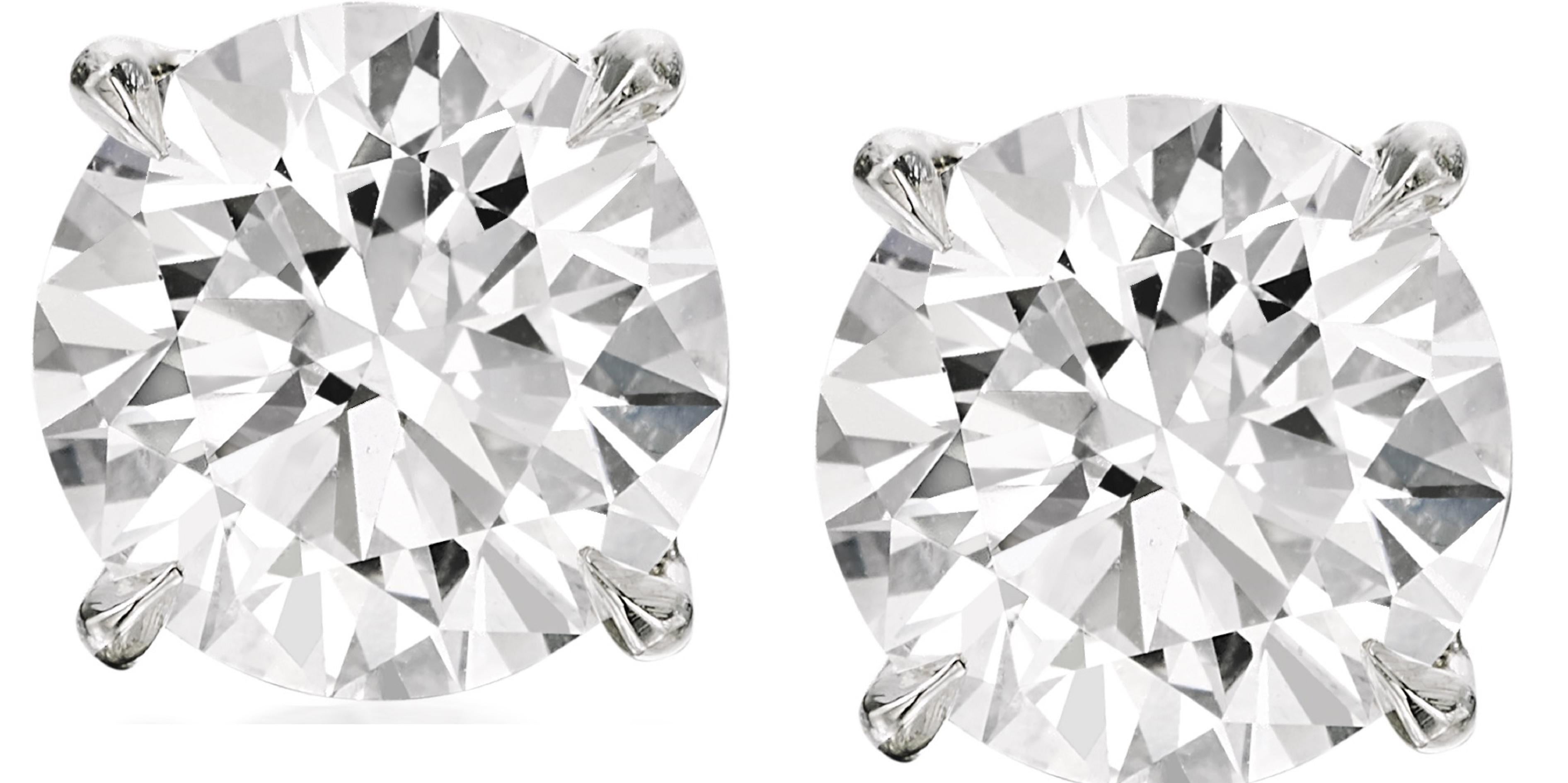 9 carat diamond earrings