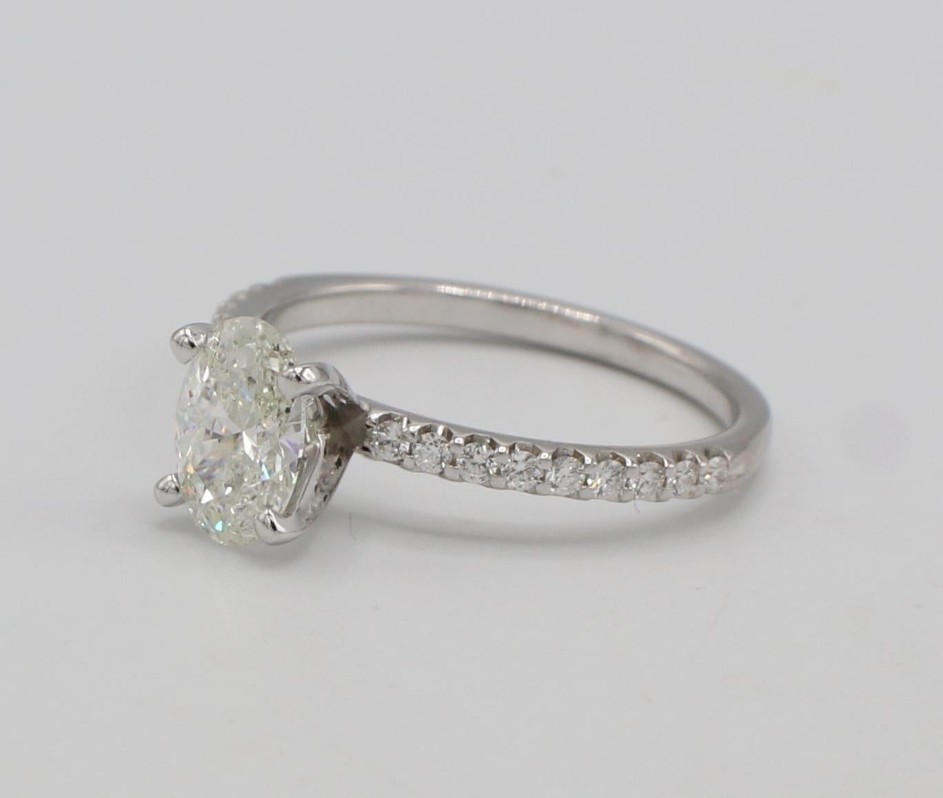 .90 carat oval diamond ring