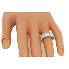 GIA Certified 9.04cttw Diamond Eternity Wedding Band