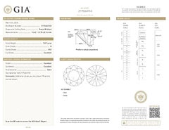 GIA Certificado 9,07ct Diamante redondo H VS2 suelto o engastado en anillo solitario