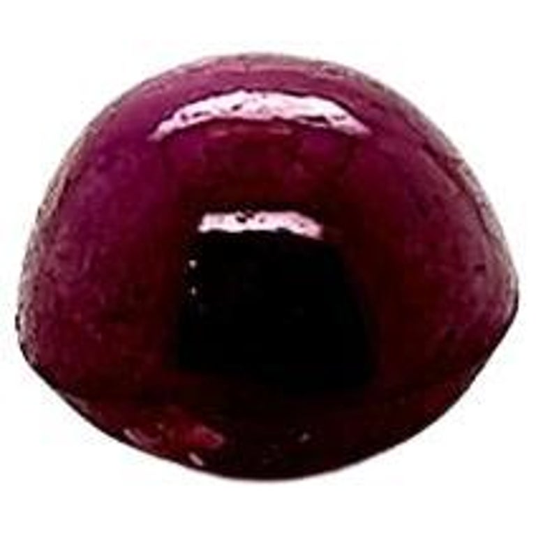 GIA Certified 9.09 Carat No Heat Round Shape Natural Star Ruby For Sale