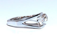 GIA Certified .93 Carat Natural Diamond Ring Mens Deco Prime 14 Karat