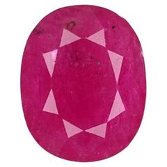 GIA Certified 9.67 Carat Oval Shape Ruby