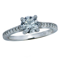 GIA Certified .98 Carat Diamond Engagement Ring