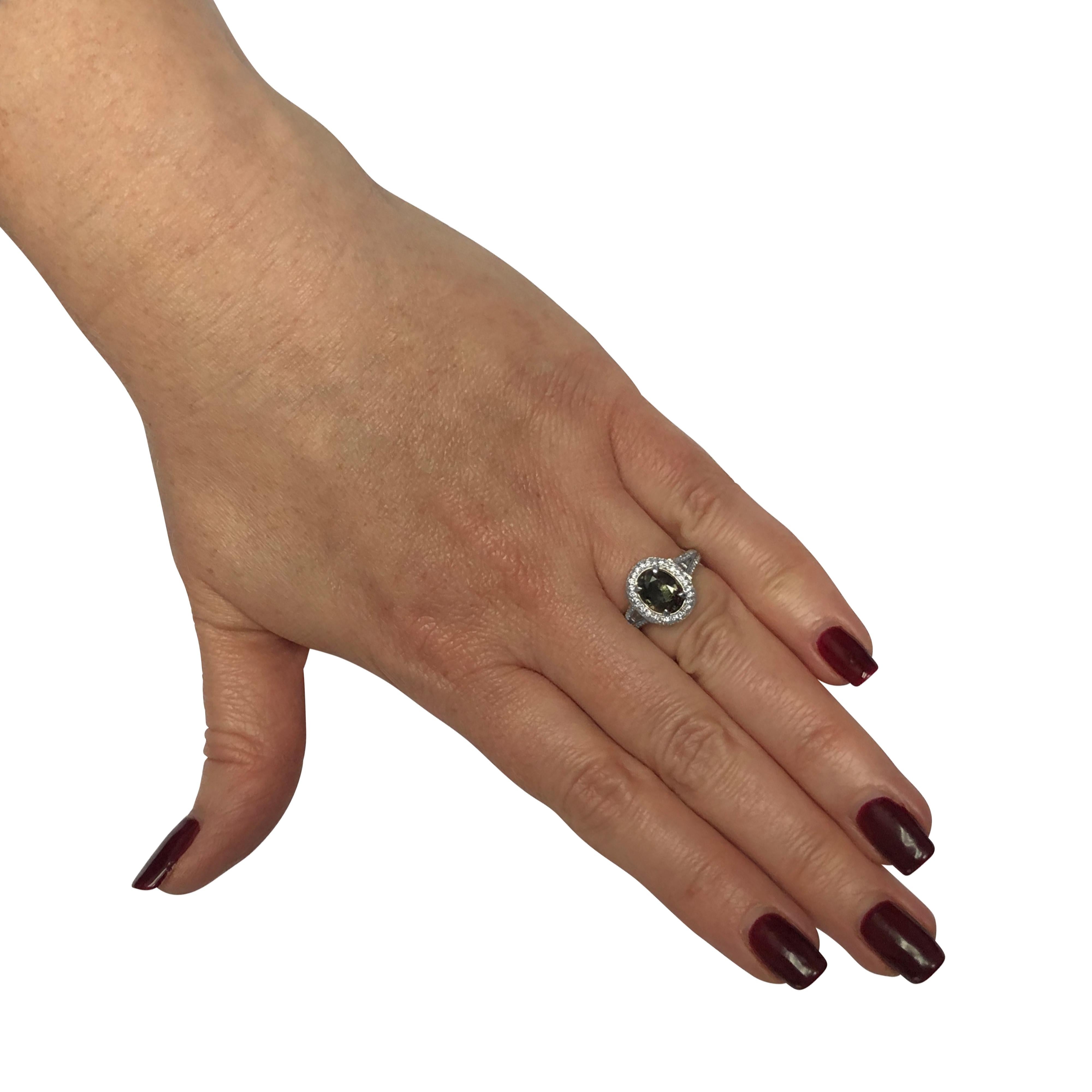 alexandrite wedding ring