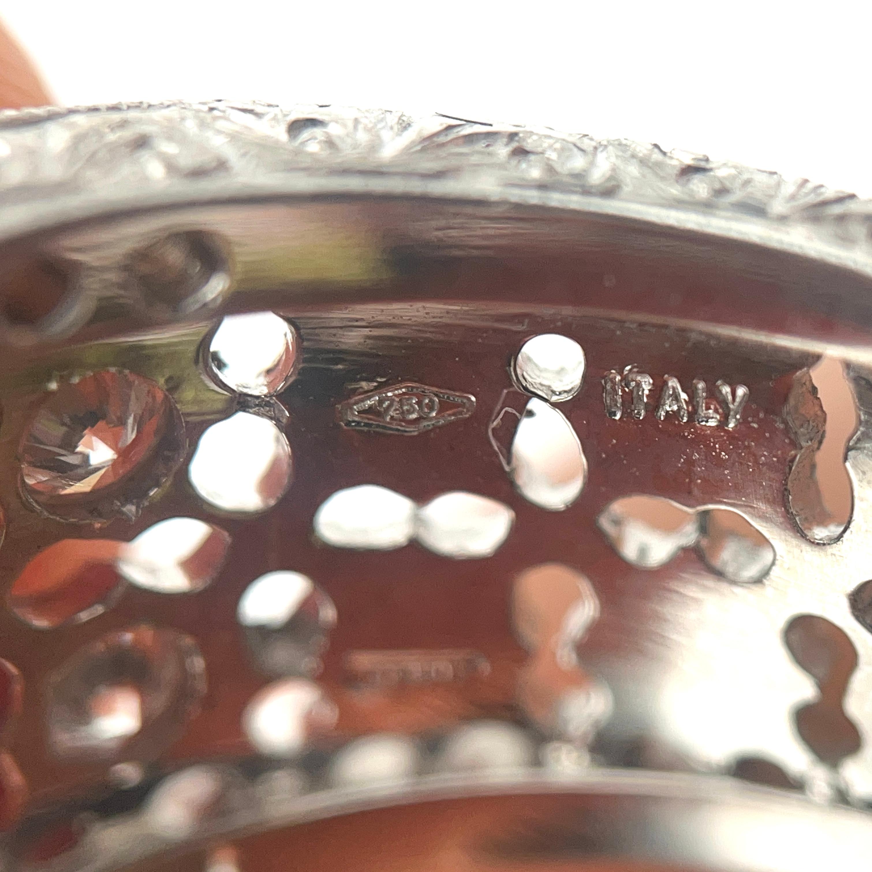 GIA Certified Alexandrite Florentine Engraved Diamond Ring In Excellent Condition For Sale In Lynchburg, VA