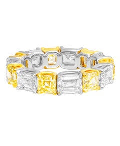 GIA Certified Anniversary Band with Alternating Diamonds