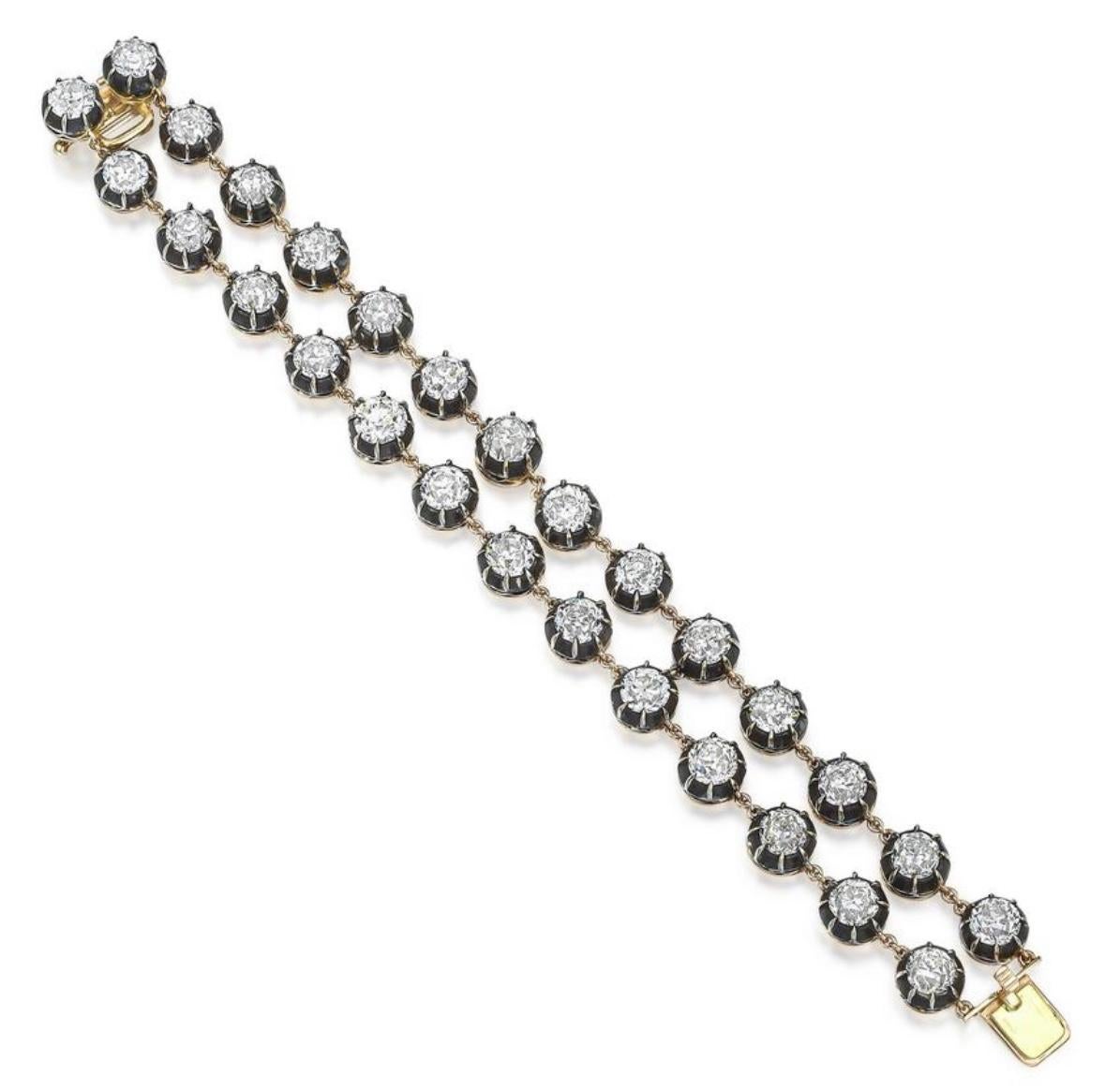 antique diamond bracelet