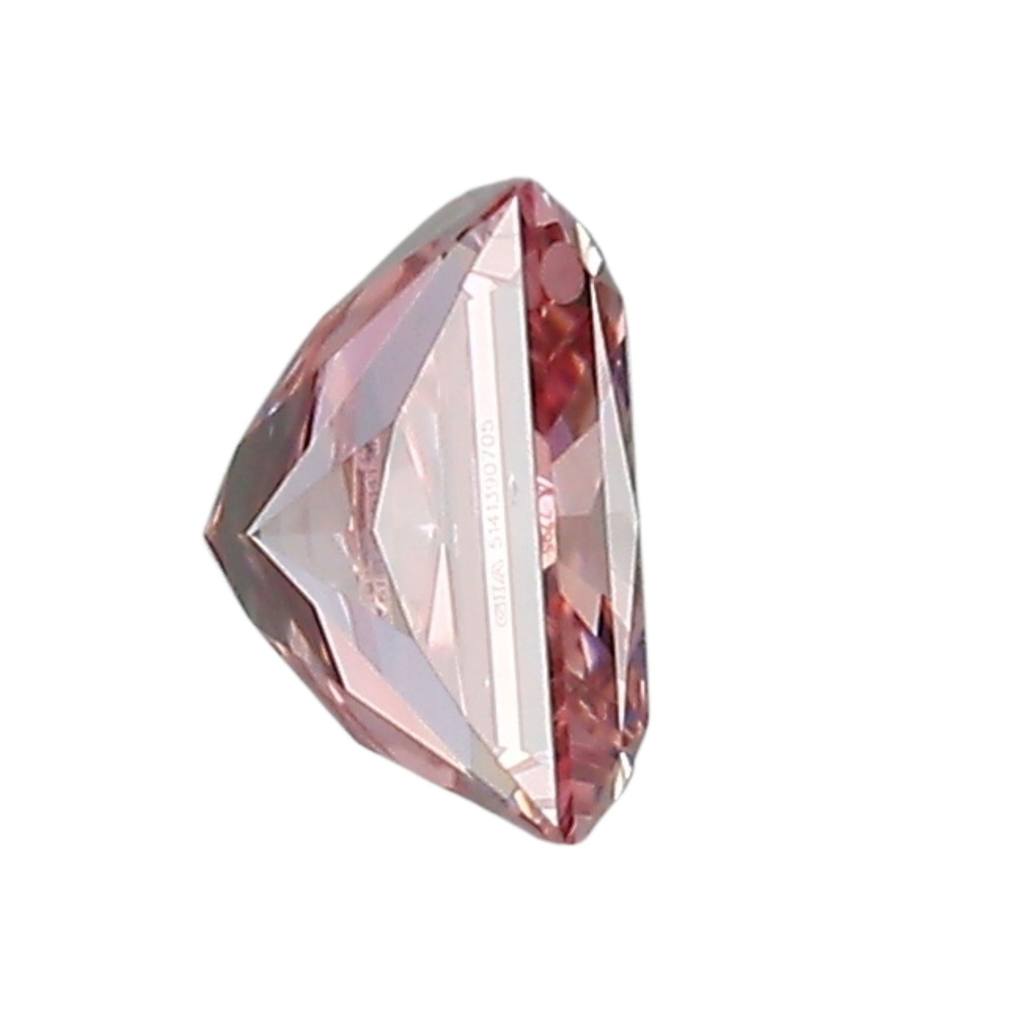 De las mujeres Diamante suelto Argyle Fancy Intense de 0,26 quilates y talla princesa certificado por GIA en venta