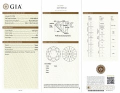 GIA Certified Art Deco Authentic 3 Carat Diamond Cocktail Ring