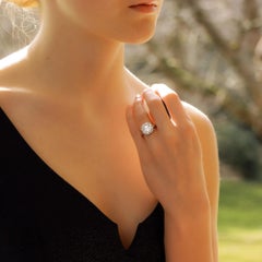 GIA Certified Art Deco Style Asscher Cut Diamond Engagement Ring Set in Platinum