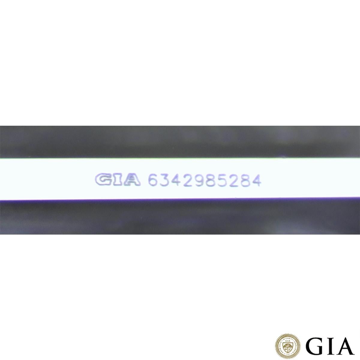GIA Certified Asscher Cut Diamond Engagement Ring 1.04ct E/VVS2 For Sale 2