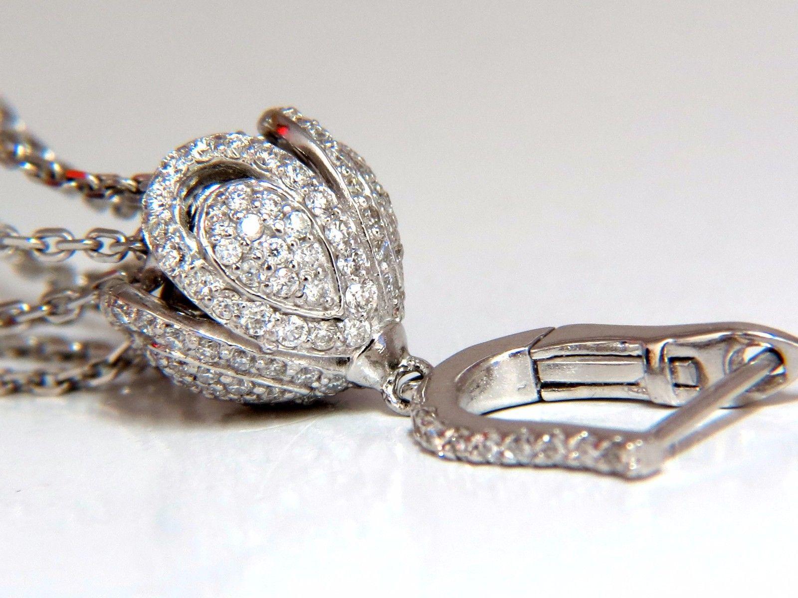 GIA Certified Baroque Pearls Catseye Ocotopus Diamond Dangle Earrings For Sale 6