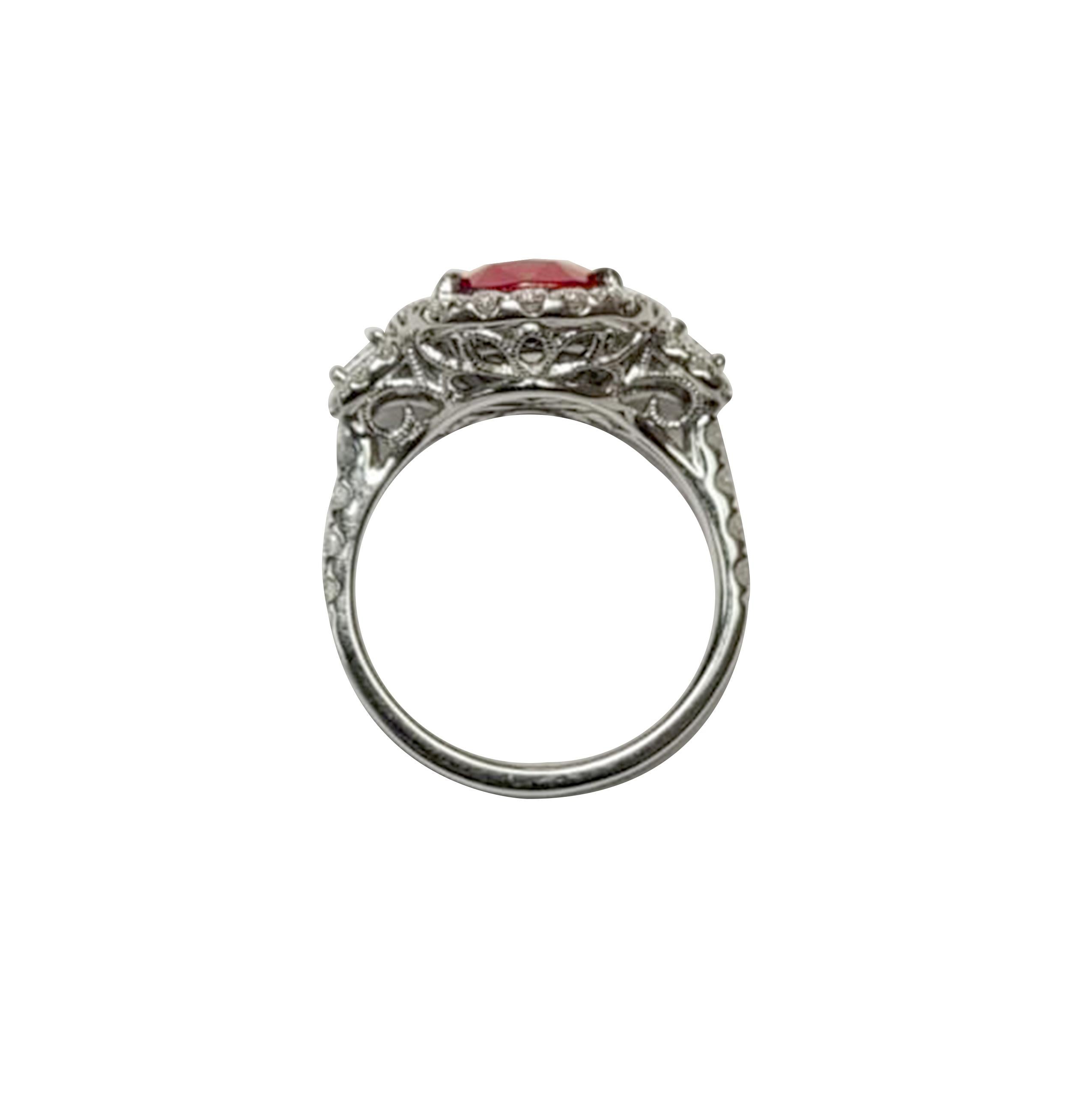 3 stone ruby ring