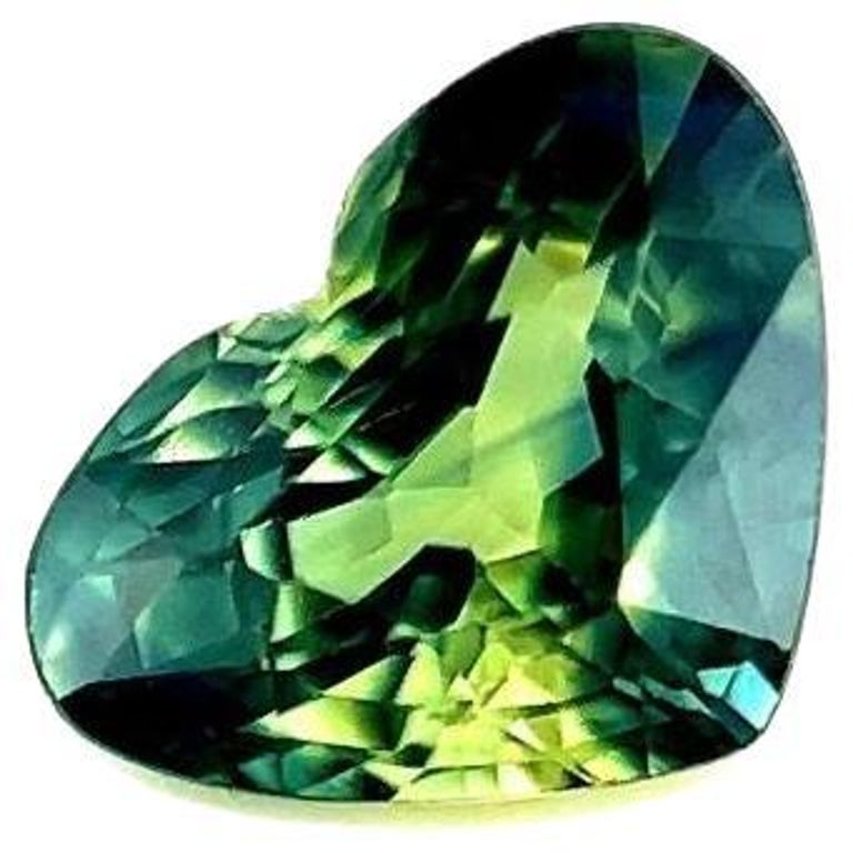 RARE !! SAPHIR VERT BLEU D'AUSTRALIE : 1,30 CARAT ★★ p454.129t