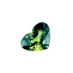 GIA Certified Bi Colour Australian Sapphire 1.14ct Yellow Blue Heart Cut No Heat