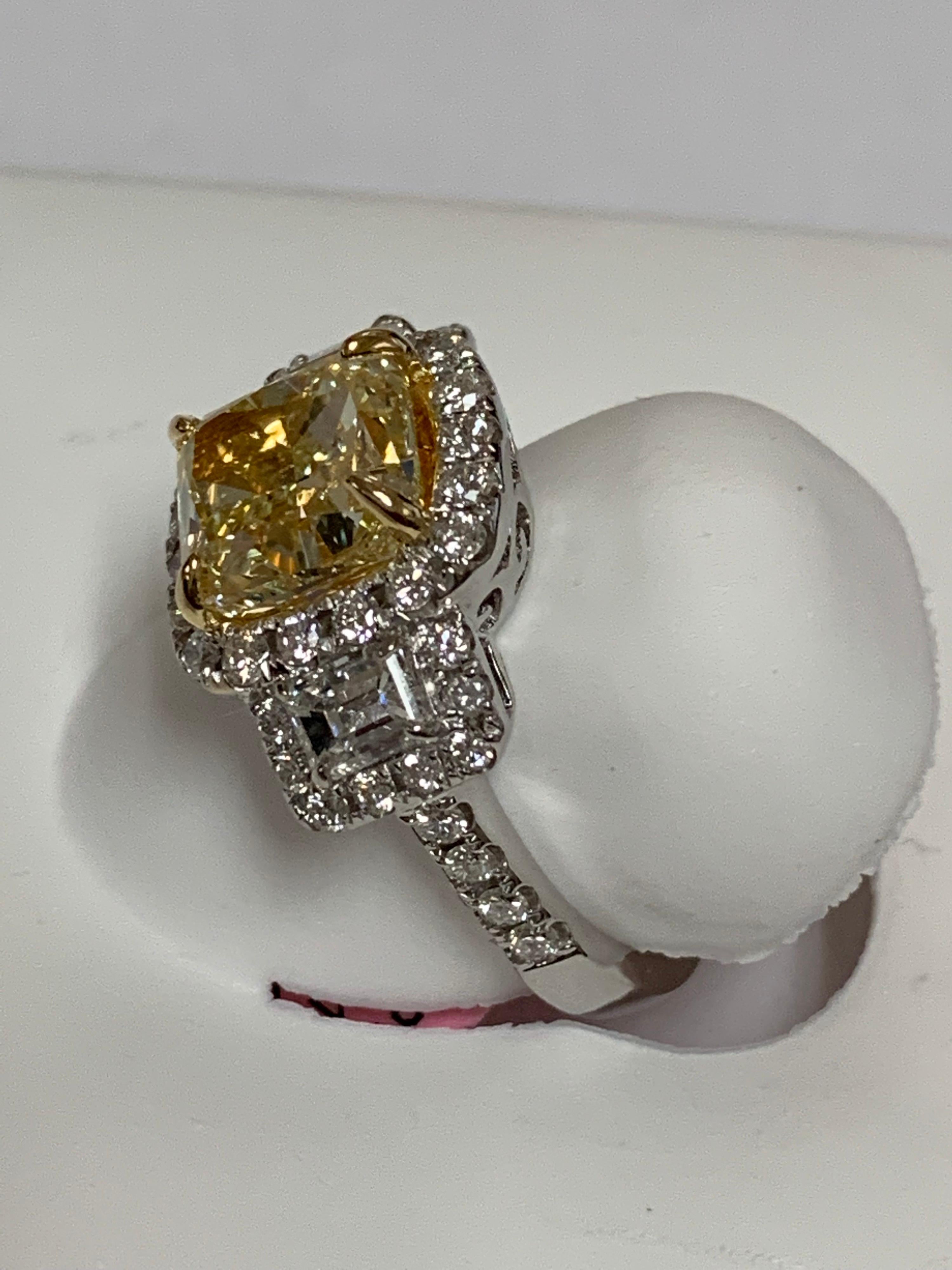 3.5 carat yellow diamond price