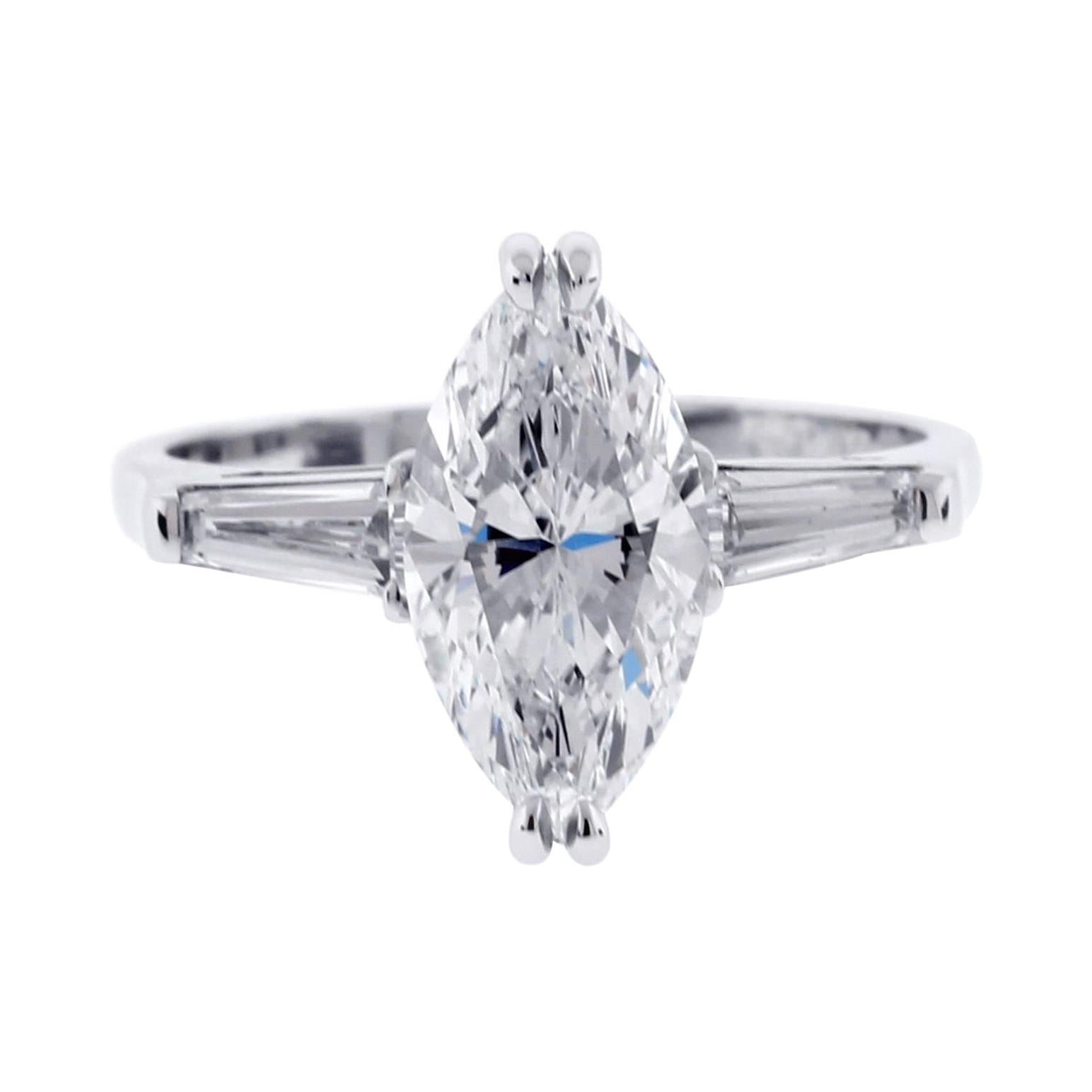 G.I.A. Certified Classic Marquise Diamond Ring