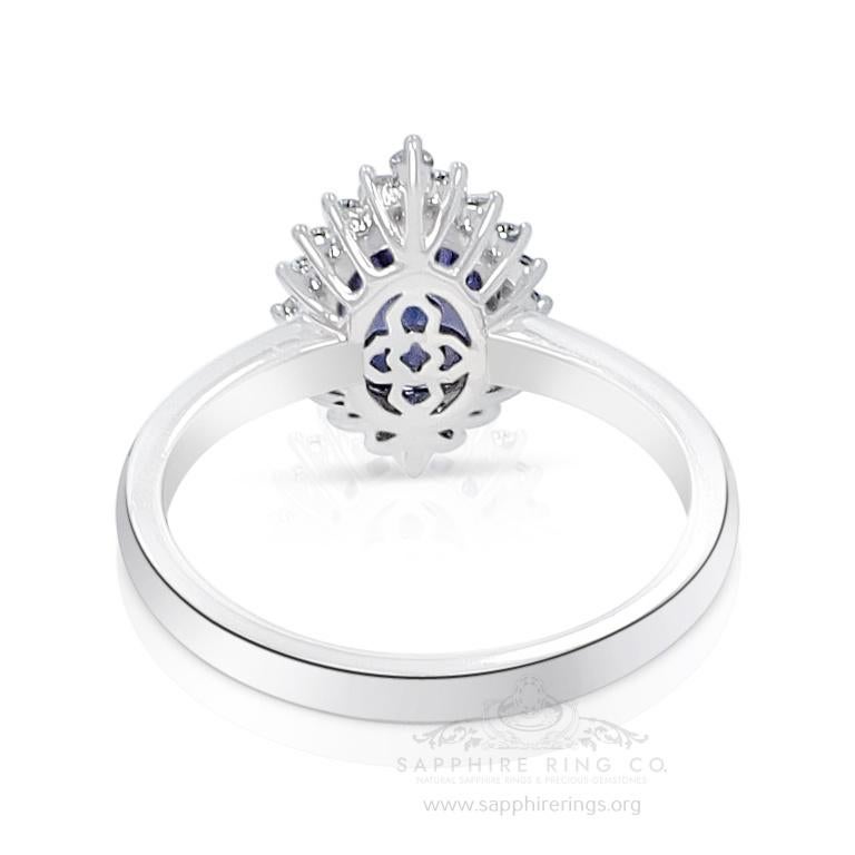 GIA Certified Color Change Sapphire Ring, 1.81 ct Unheated Platinum 950 For Sale 1