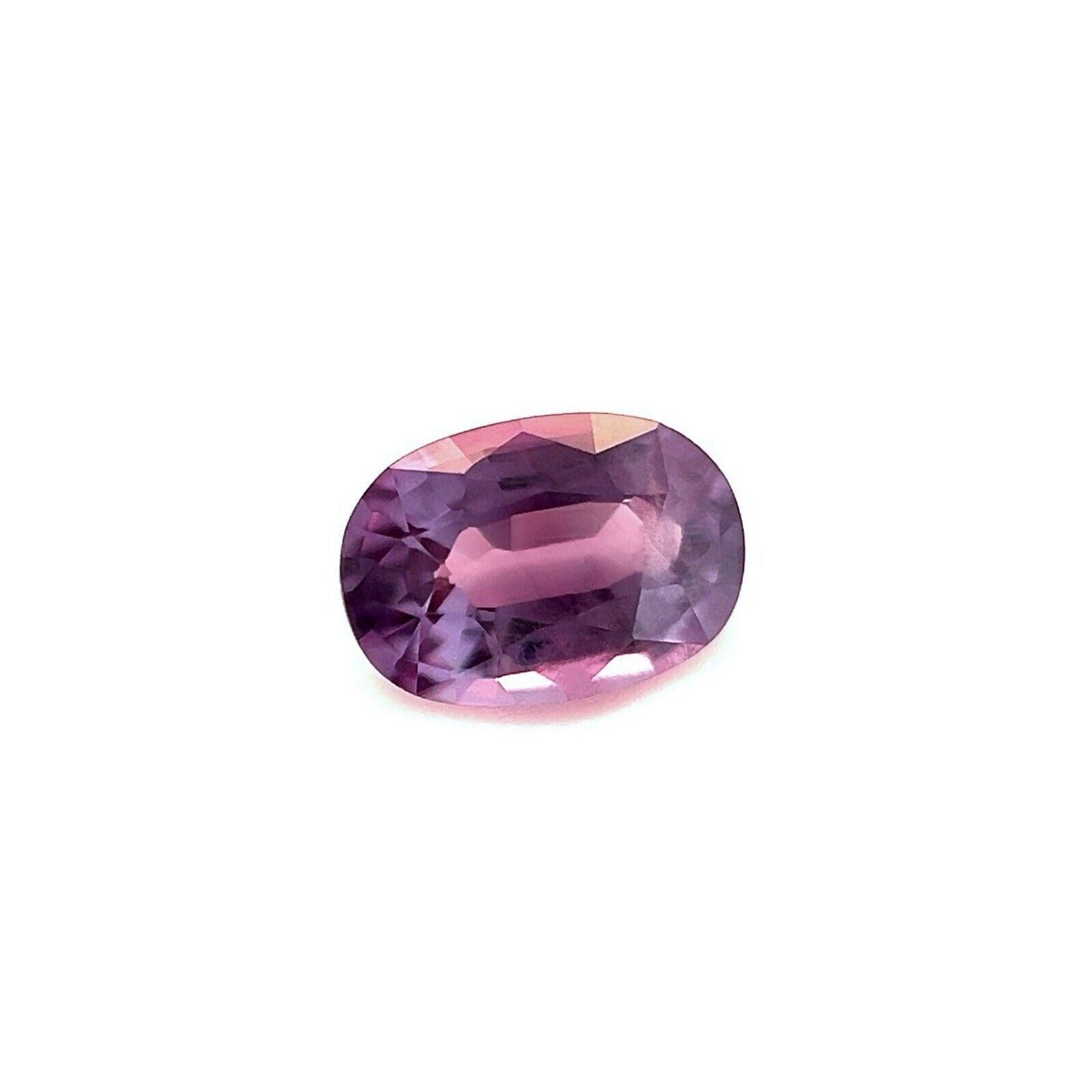 GIA-zertifizierter Farbwechselgranat Natural 0,62ct Ovalschliff Pyrop Spessartin für Damen oder Herren im Angebot