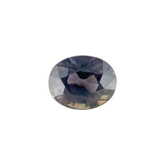 Gia Certified Colour Change Purple Sapphire 1.07Ct Untreated Oval Cut Rare Gem