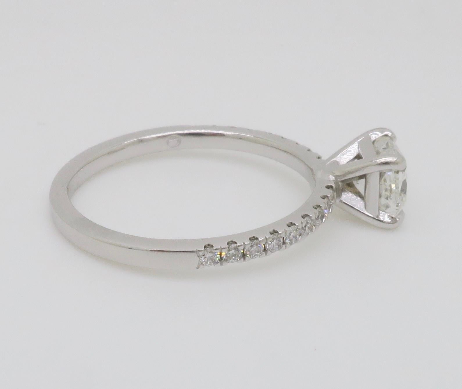 GIA Certified Cushion Cut Diamond Ring For Sale 12