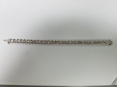GIA Certified Cushion Cut Diamond Tennis Bracelet 33.07 Carat by Louis Newman