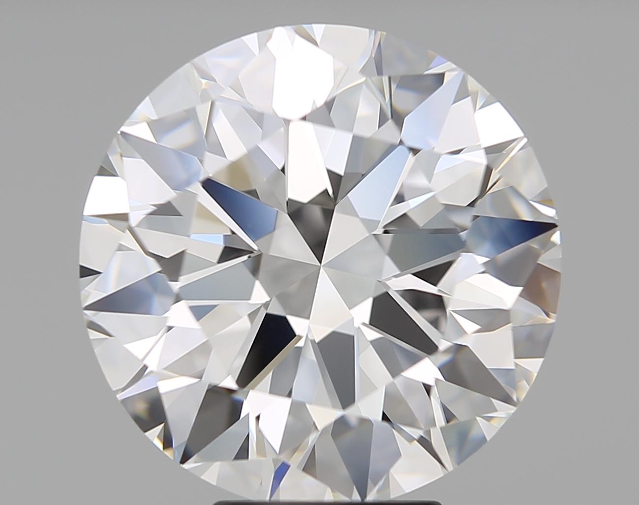 Modern GIA Certified D Color VS1 Clarity 7.07 Carat Round Diamond Engagement Ring For Sale