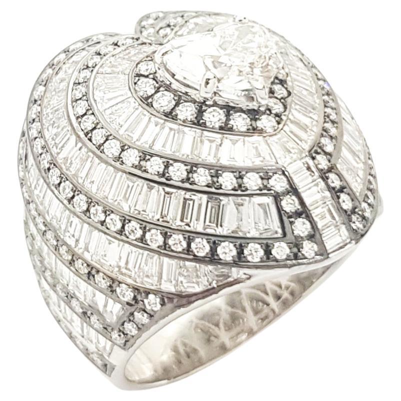 GIA Certified D, IF Diamond Ring set in Platinum 950 Settings
