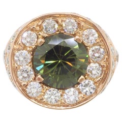 GIA Certified Demantoid Garnet
Diamond Ring in Rose Gold GIA Certified Demantoid Garnet
Diamond Ring in Rose Gold