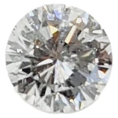 GIA-zertifizierter Diamant 0,34 D/SI2 Solitär-Ring 750 Gold