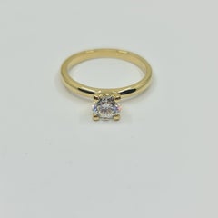 GIA Certified Diamond 1.00 Carat F/VVS1 Solitaire Ring in 4 Prong Setting