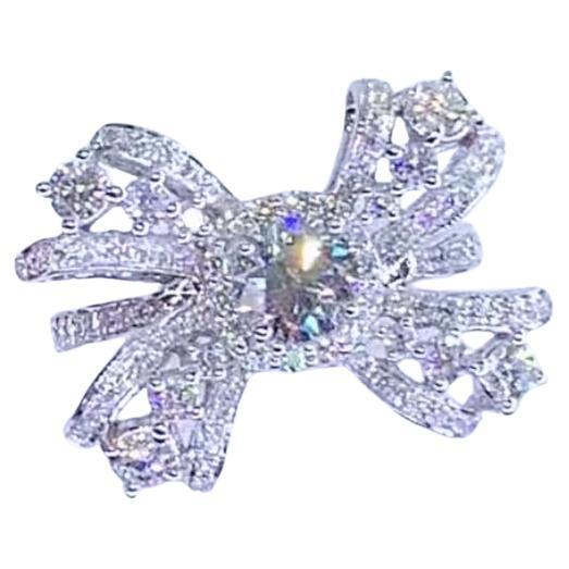 GIA Certified Diamond 18k Gold Fashion Ring