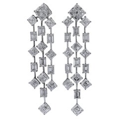 Spectra Fine Jewelry GIA Certified Diamond Chandelier Earrings
