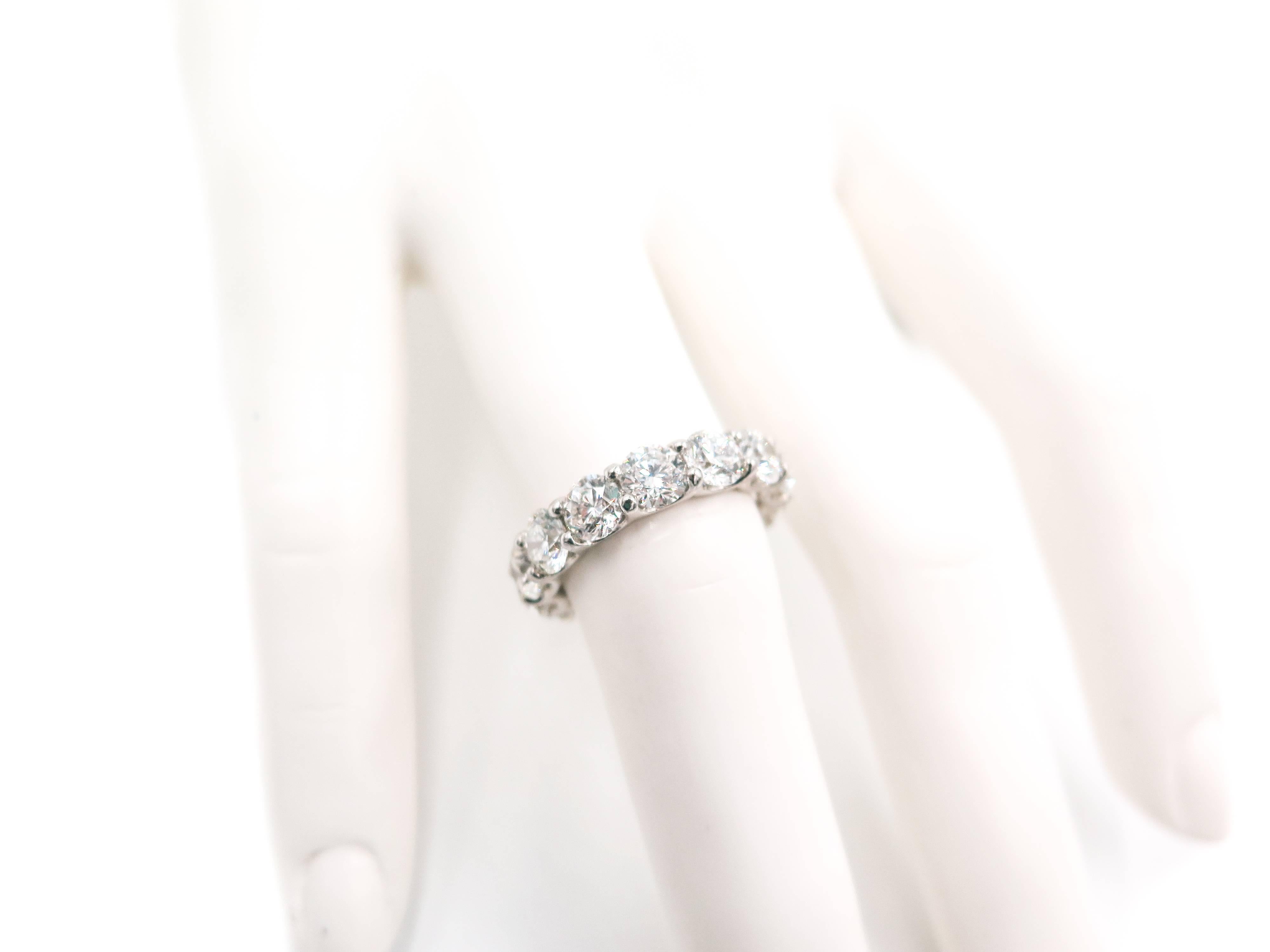 GIA Certified Diamond Eternity Band 1