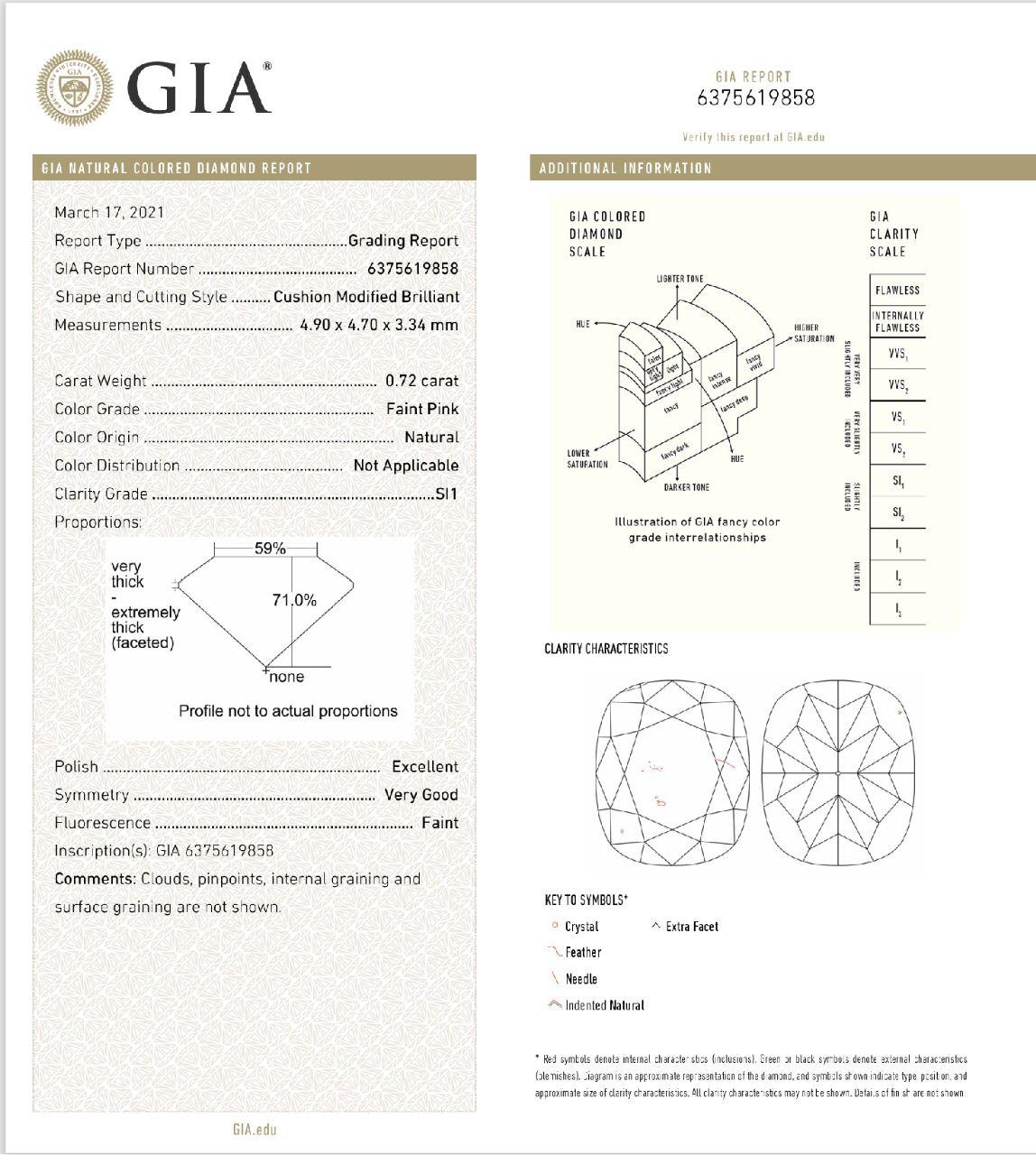 GIA Certified Diamond Ring For Sale 1