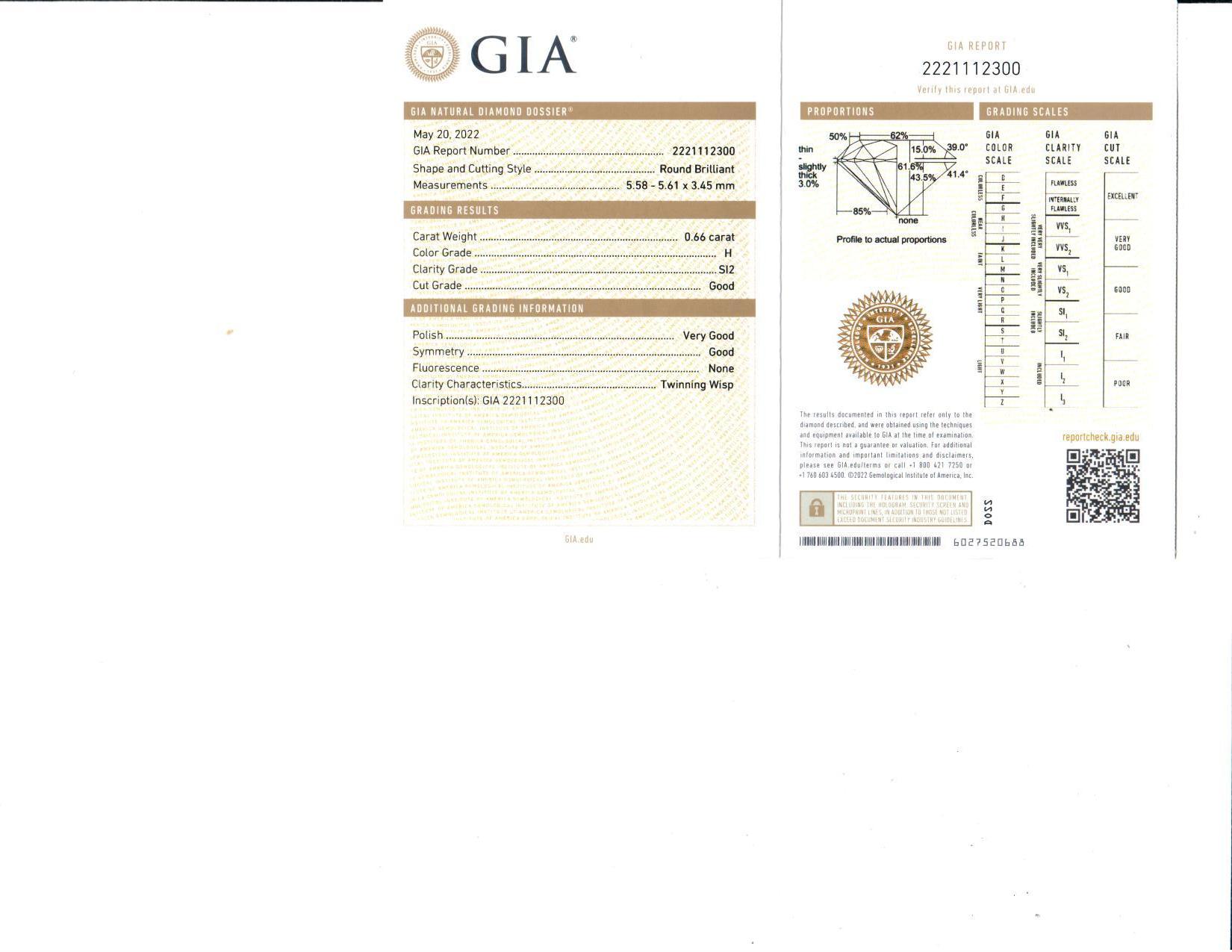 Collier rivière de diamants 17 carats G-H SI1-2 en or blanc 18 carats certifié GIA en vente 1