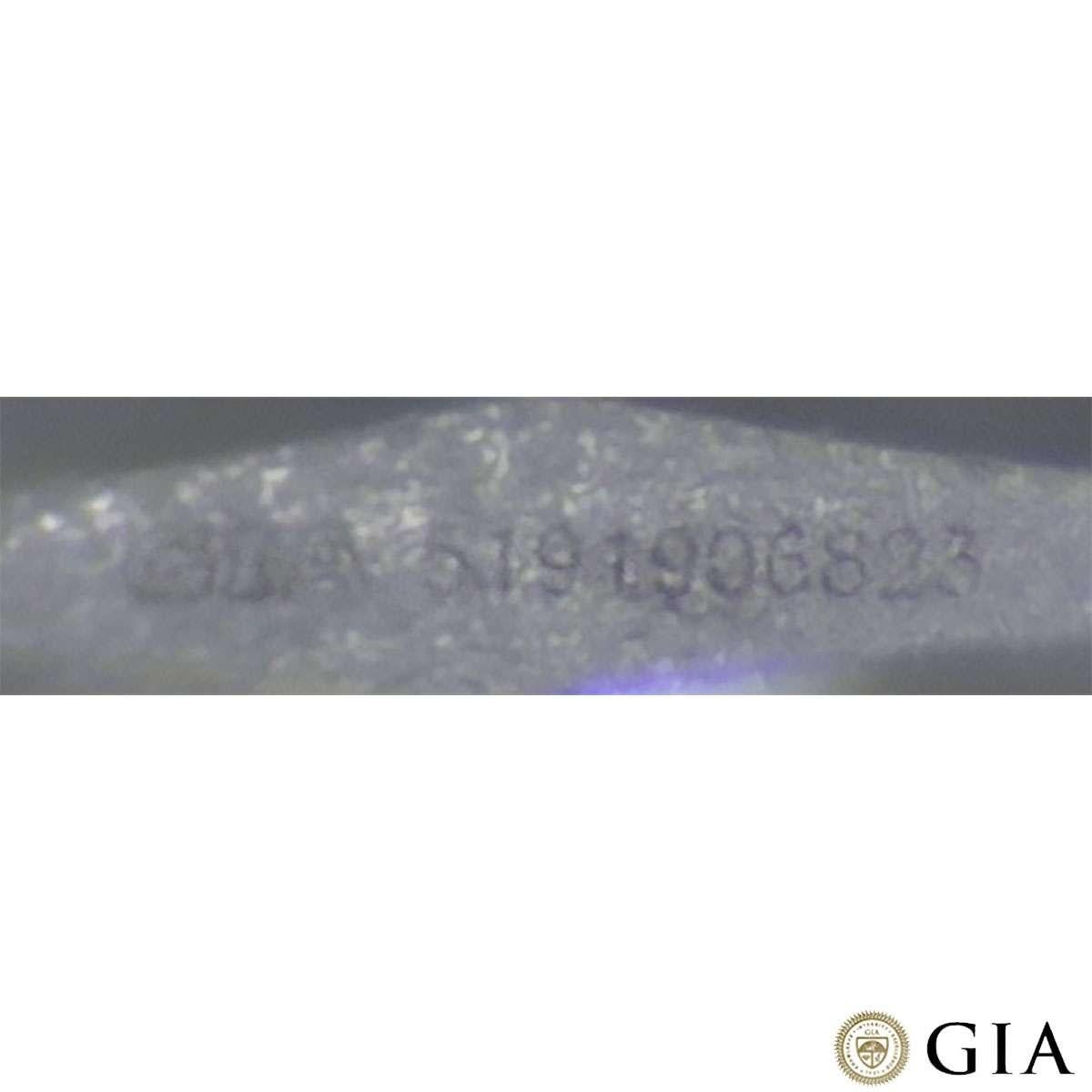 GIA Certified Diamond Stud Earrings 1.01 Carat Total 2
