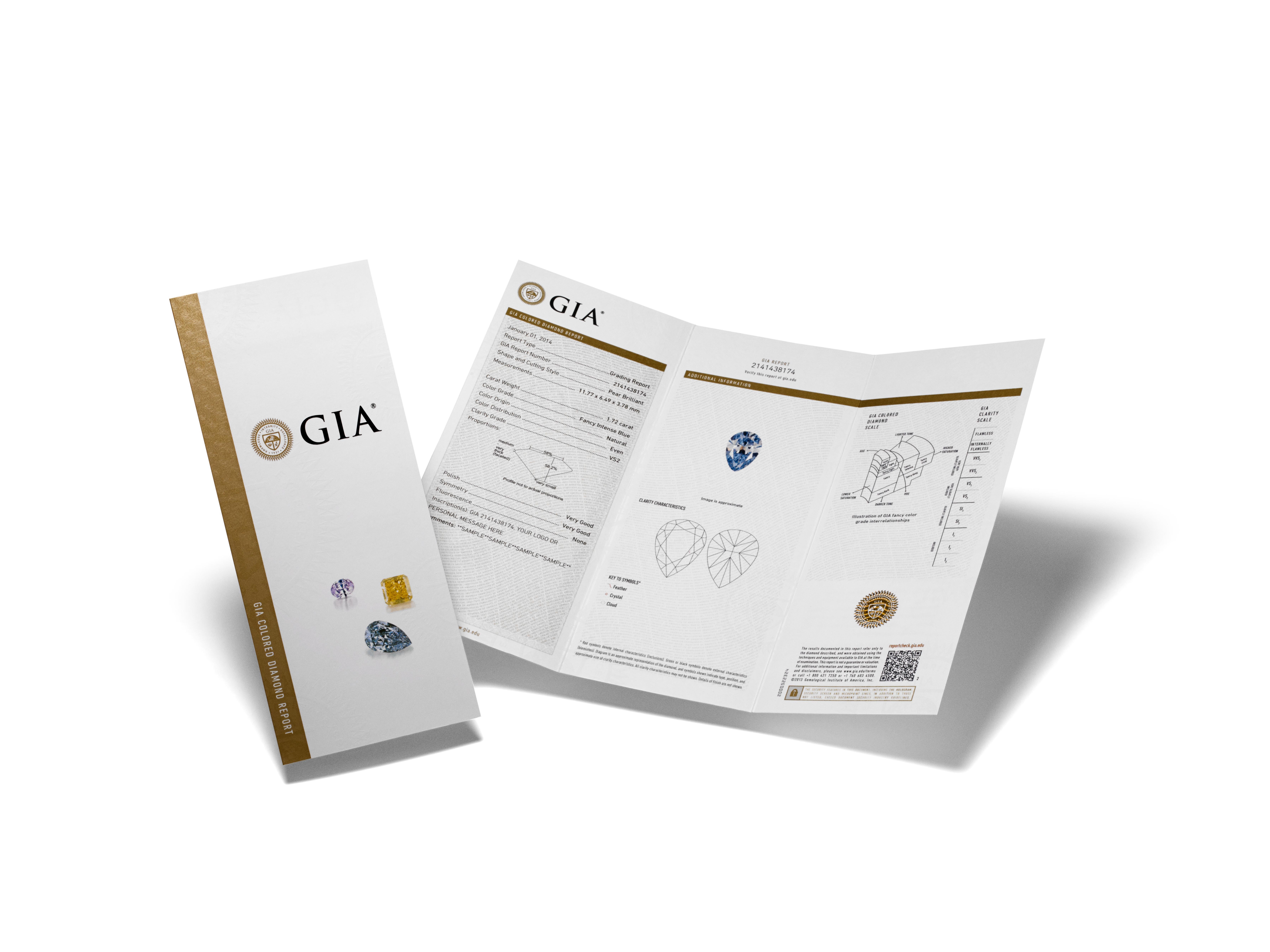 GIA-zertifizierte Diamant-Ohrstecker 4.00 Karat VVS, Ausgefallenes intensiv gelbes, Kissenschliff (Moderne) im Angebot